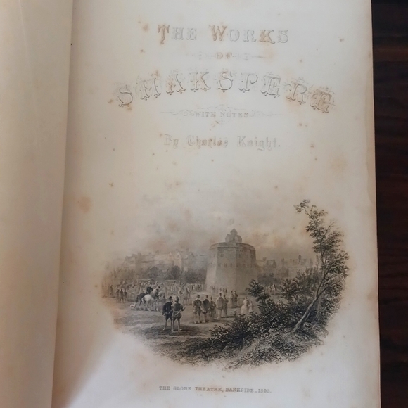 SHAKSPERE BOOK TWO VOLUMES. 1873-1876 - Picture 3 of 3